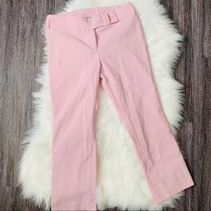 Mauve cropped slacks